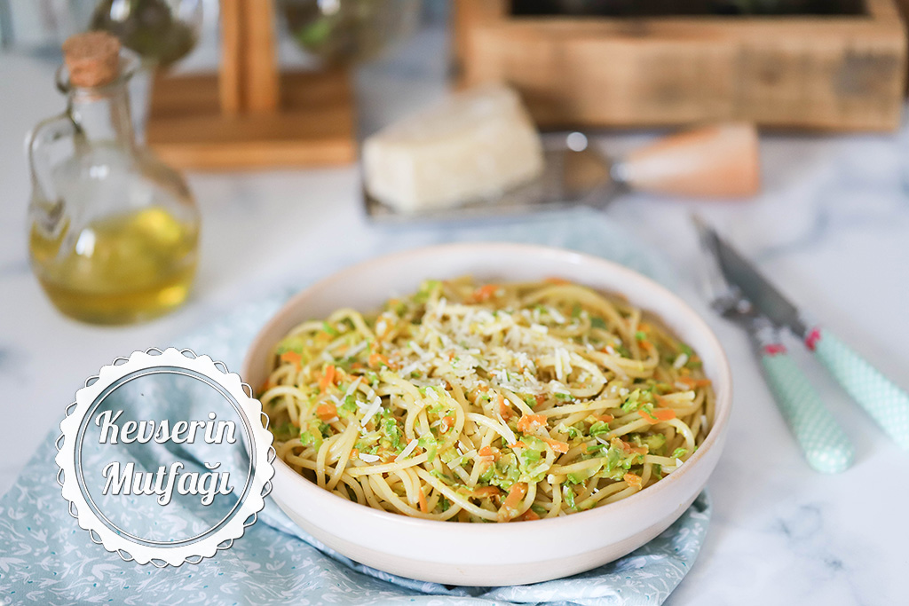 Sebzeli Spagetti Tarifi