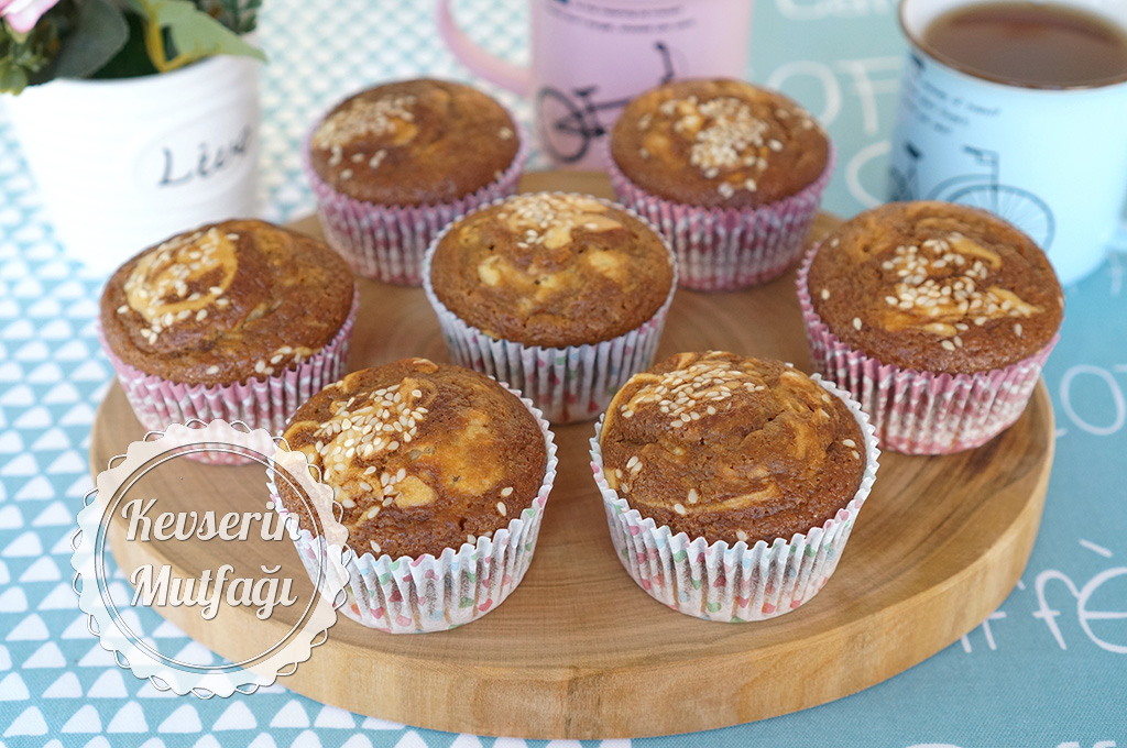 Tahinli Pekmezli Muffin Tarifi