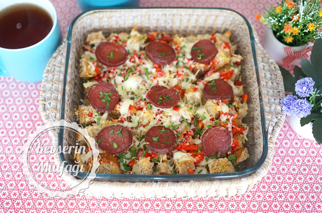 Pratik Kahvaltılık Yumurtalı Pizza Kevserin Mutfağı Yemek Tarifleri