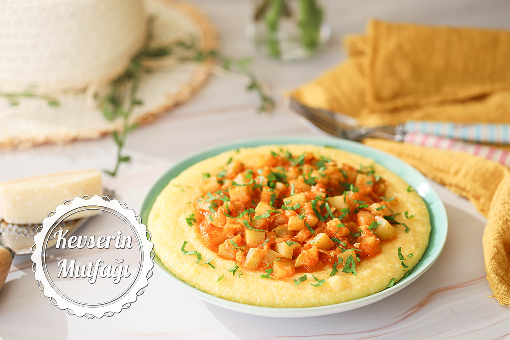 Kabaklı Krem Polenta Tarifi