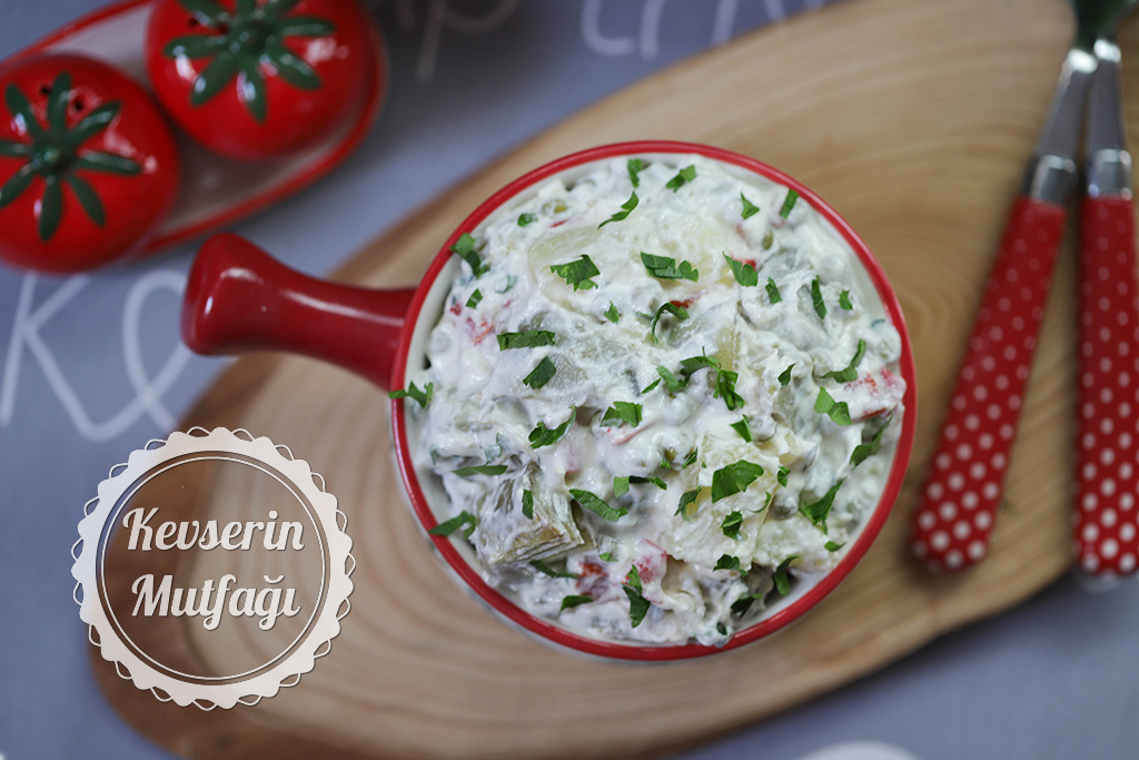 Enginarlı Patates Salatası Tarifi
