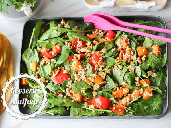 Karabuğdaylı Bal Kabaklı Salata Tarifi