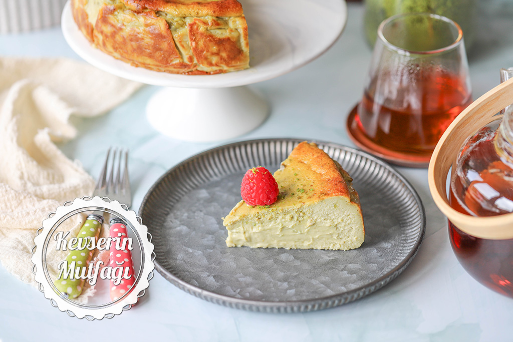 Antep Fıstıklı San Sebastian Cheesecake Tarifi